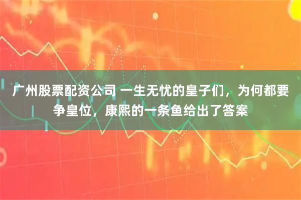 广州股票配资公司 一生无忧的皇子们，为何都要争皇位，康熙的一条鱼给出了答案